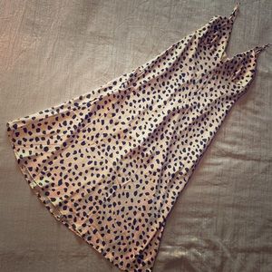 Slip midi leopard dress!Small, NWT,